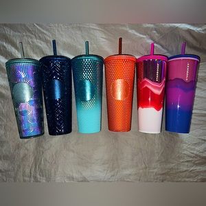 Starbucks Venti Cups - Studded, Iridescent and Ombre